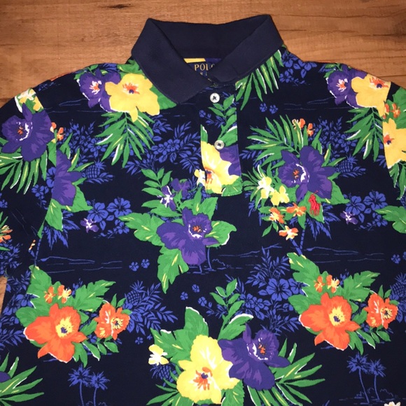 ALL OVER FLOWER PRINT POLO BY RALPH LAUREN POLO - Picture 3 of 4